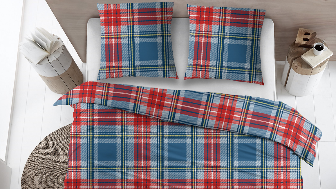 Snoozing Elien housse de couette en flanelle