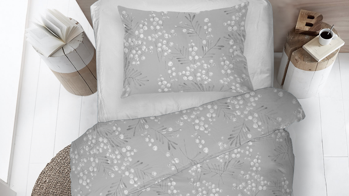 Snoozing Erica housse de couette en flanelle