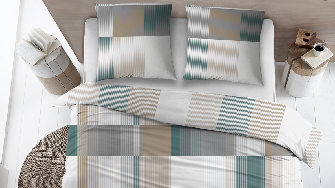Snoozing Greet housse de couette en flanelle