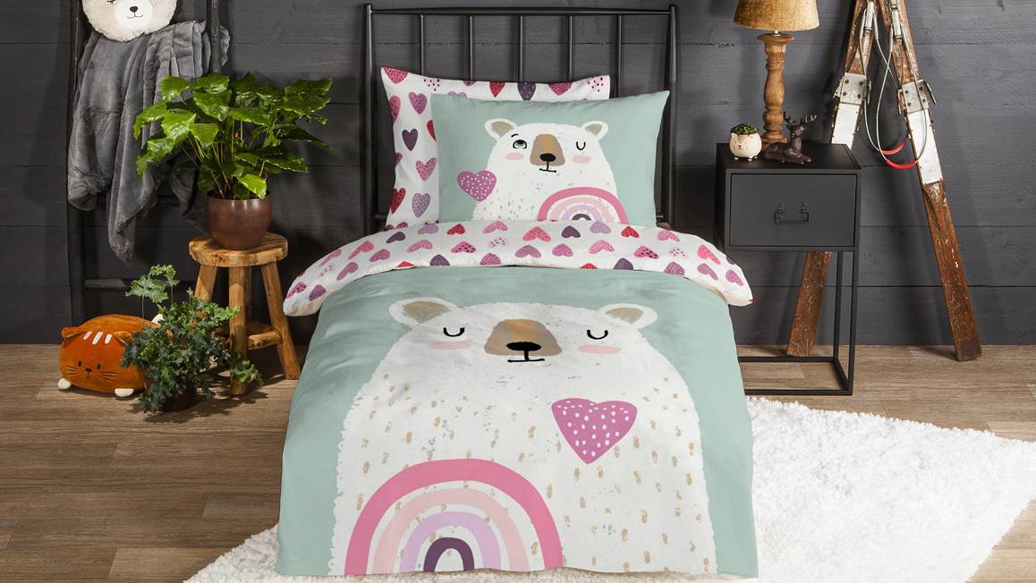 Good Morning Ted housse de couette en flanelle