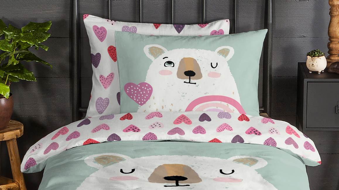 Good Morning Ted housse de couette en flanelle
