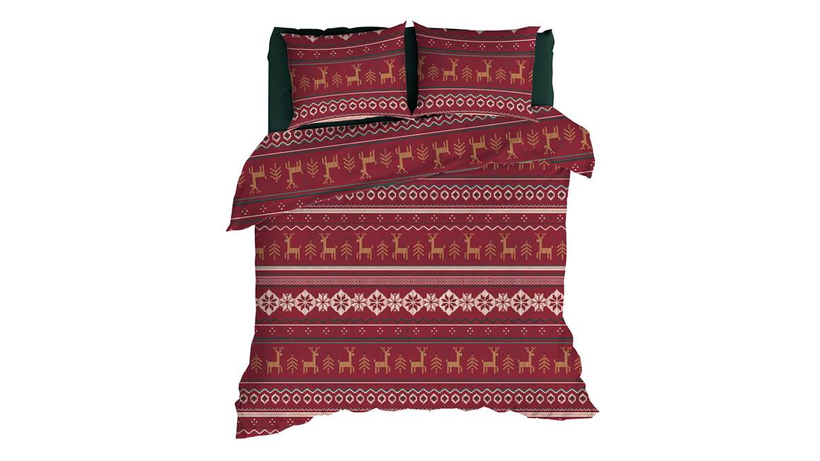 Romanette Noelle housse de couette en flanelle