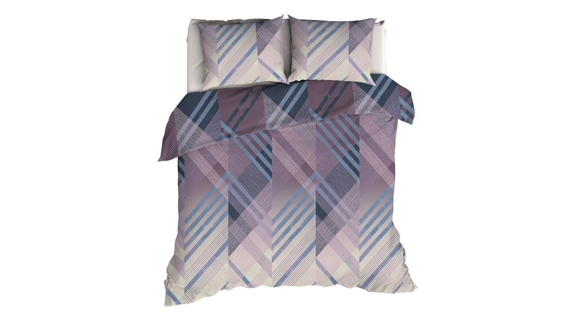 Romanette Valmont housse de couette en flanelle