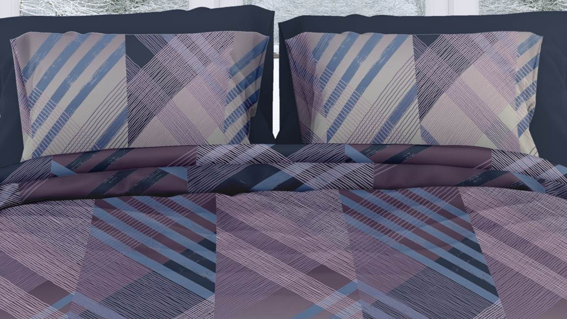 Romanette Valmont housse de couette en flanelle