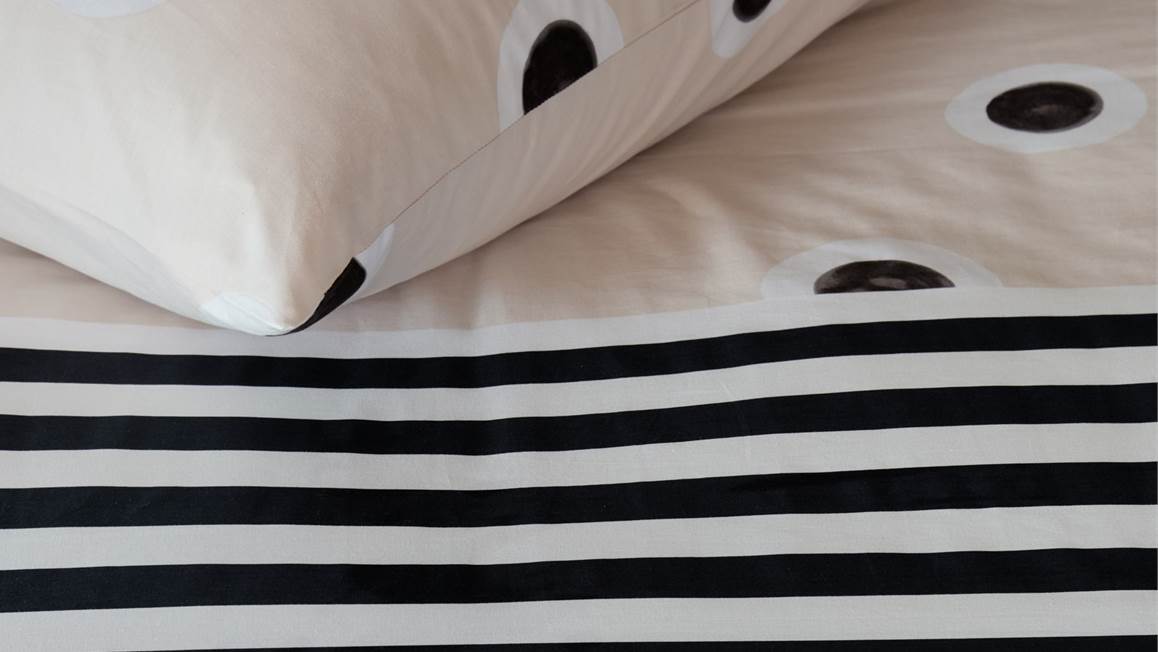 VTWonen Stripe and Eye housse de couette
