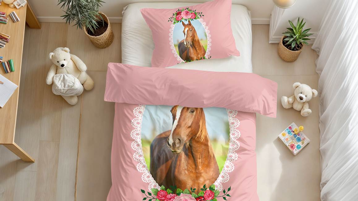Little Monster Cute Horse housse de couette