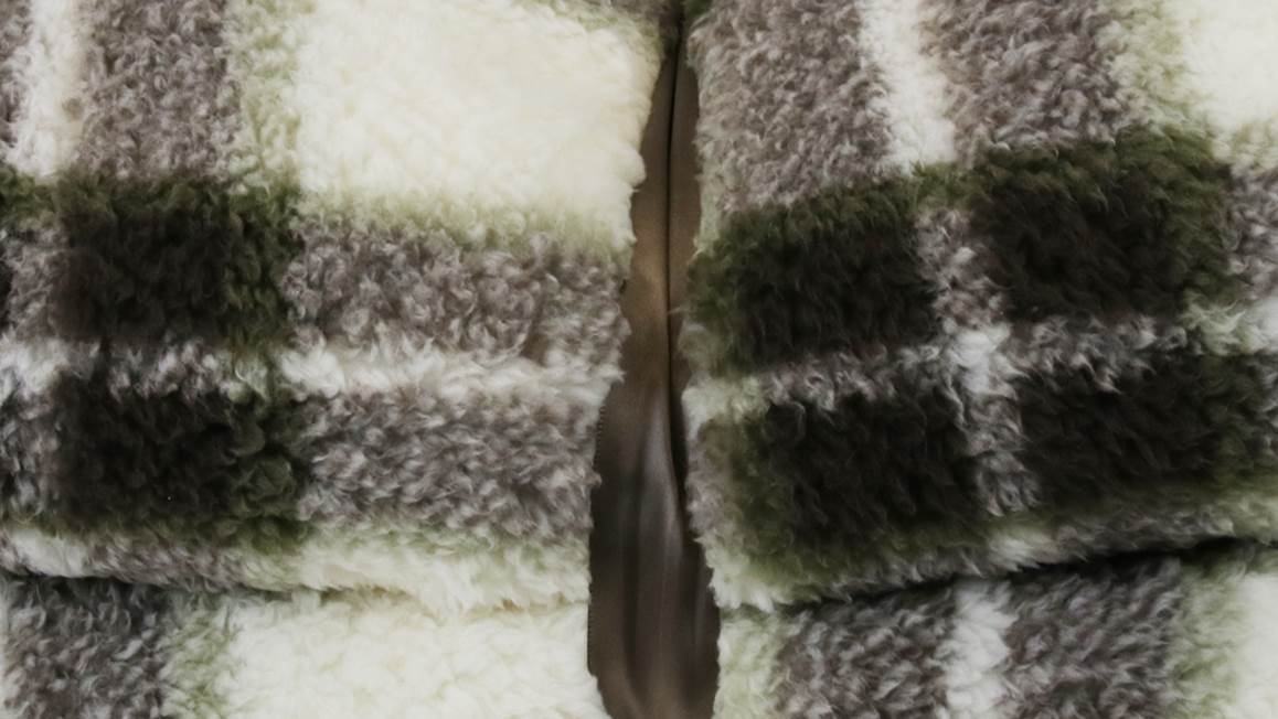 Unique Living Tris plaid polaire