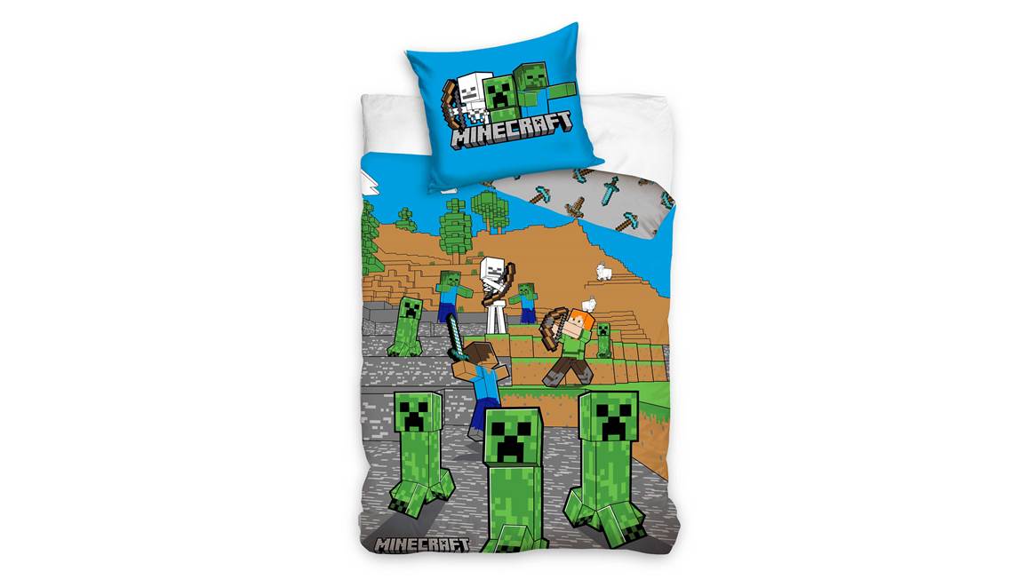 Minecraft housse de couette