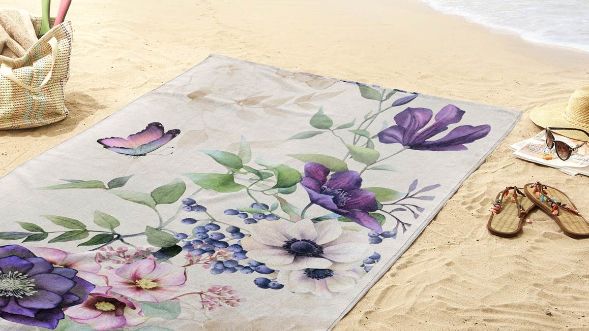 Good Morning Dinda serviette de plage