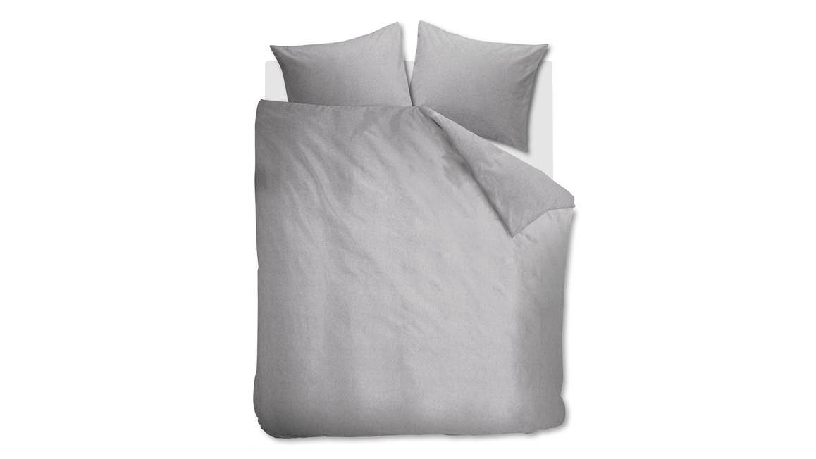 Snoozing Flanel Uni housse de couette en flanelle