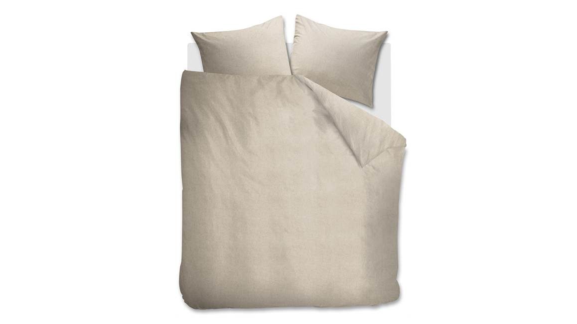 Snoozing Flanel Uni housse de couette en flanelle