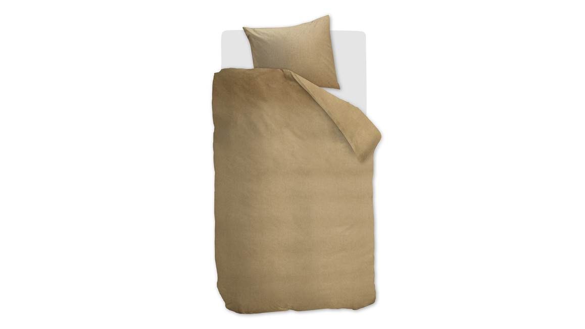 Snoozing Flanel Uni housse de couette en flanelle