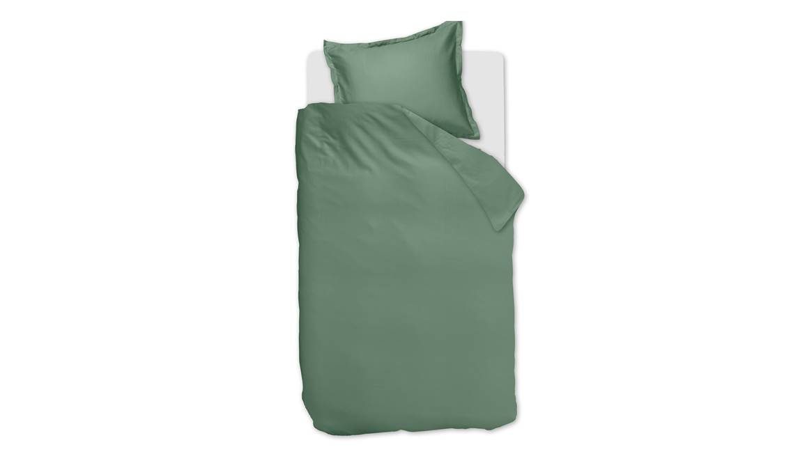 Snoozing Satin Uni housse de couette