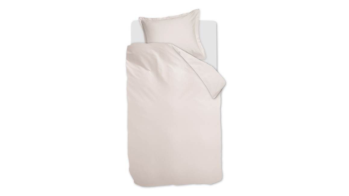 Snoozing Satin Uni housse de couette