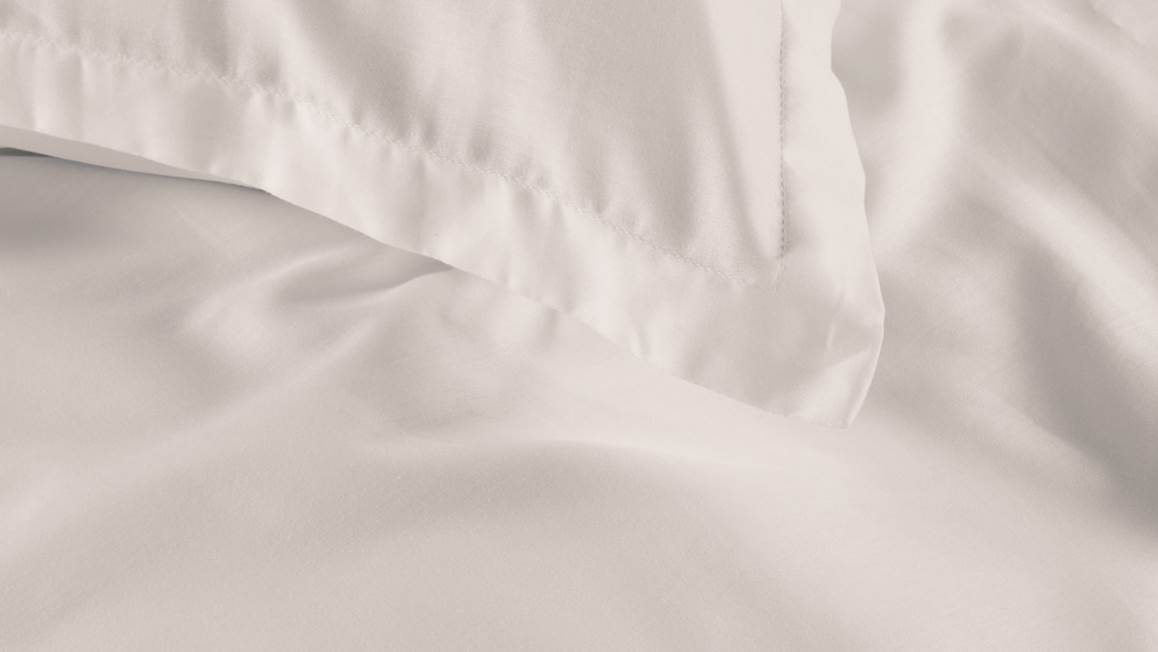 Snoozing Satin Uni housse de couette