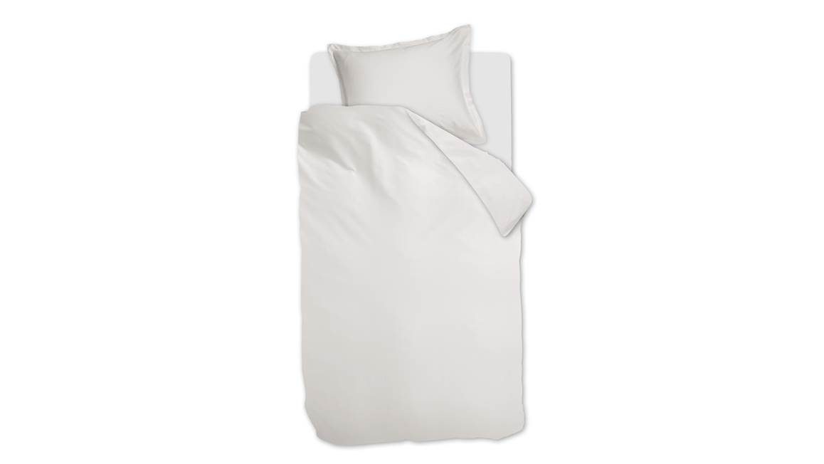 Snoozing Satin Uni housse de couette