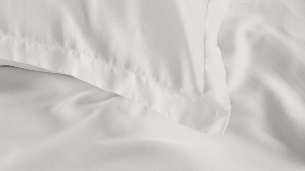 Snoozing Satin Uni housse de couette