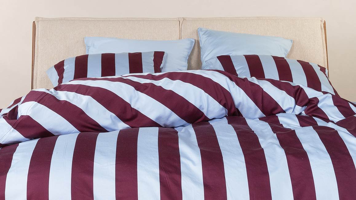 Essenza Minte Stripe housse de couette