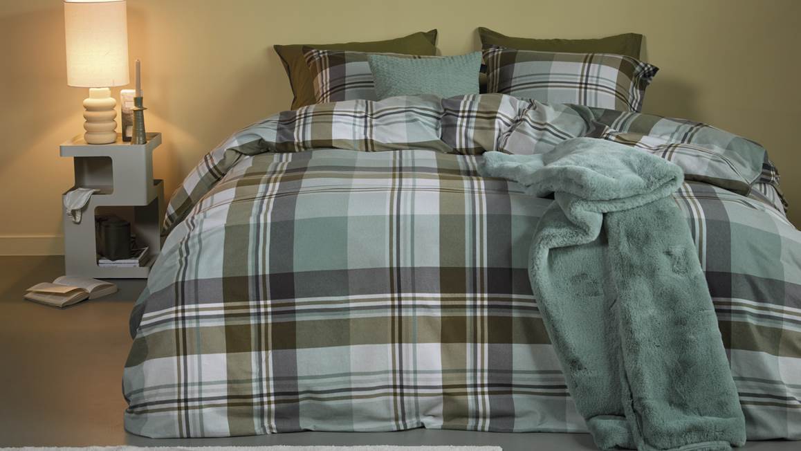 Beddinghouse Vernon housse de couette en flanelle