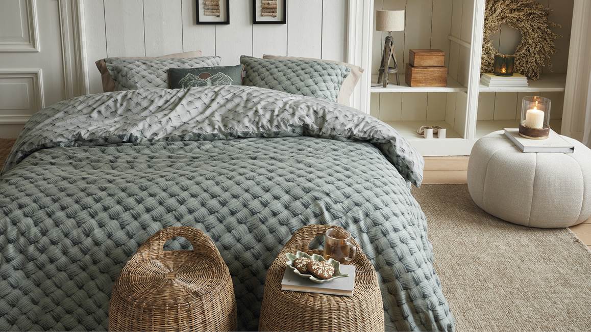Rivièra Maison Woven Wool housse de couette en flanelle