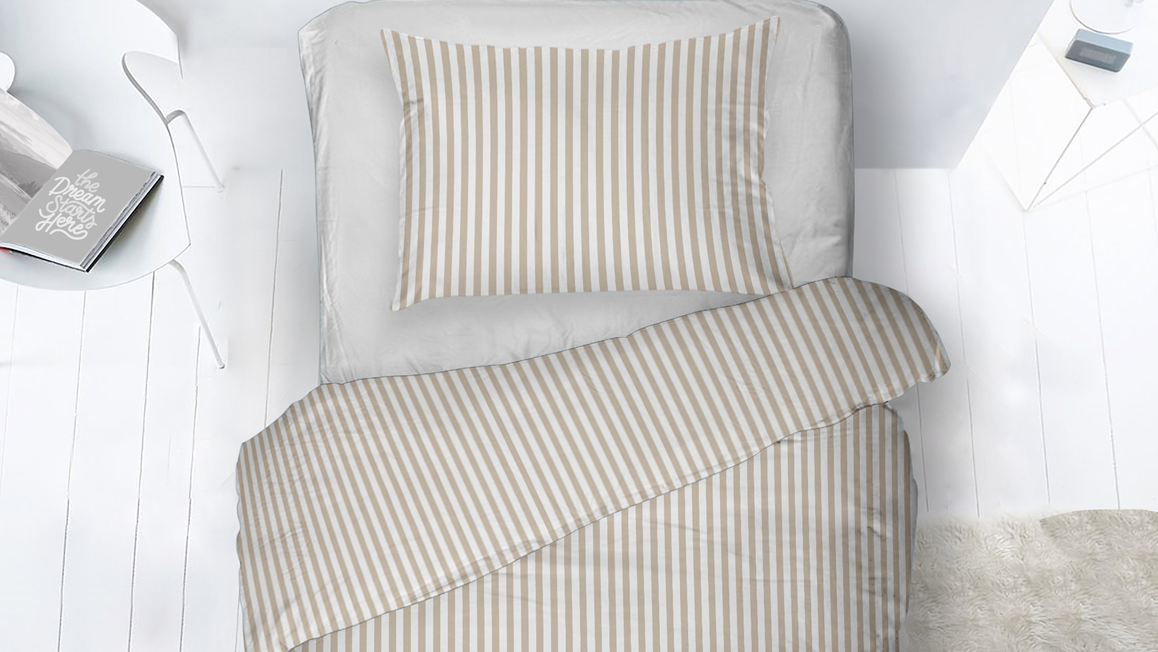 Snoozing Iris housse de couette en flanelle