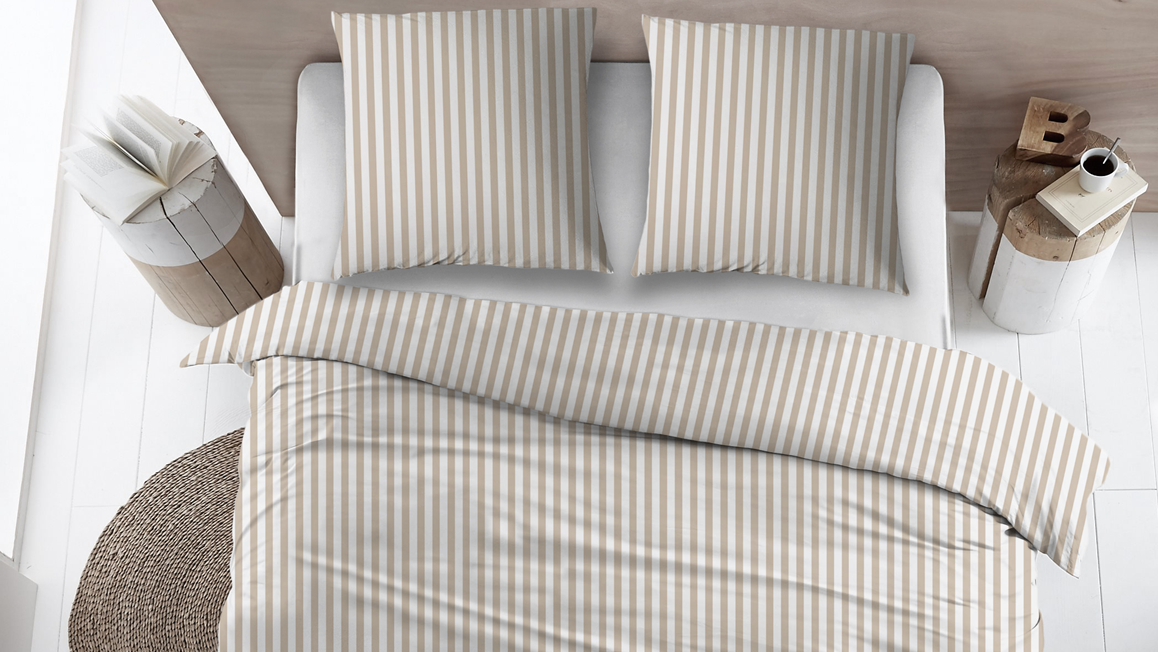 Snoozing Iris housse de couette en flanelle