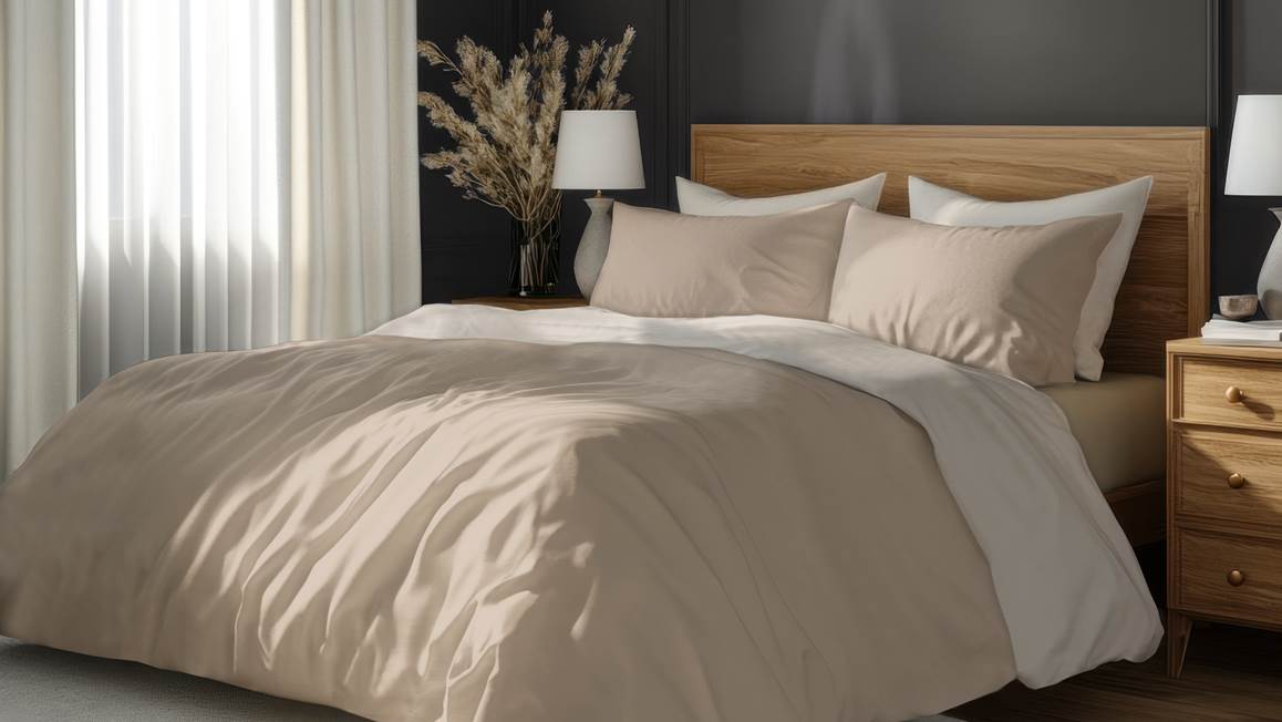 Satin d’Or Reverso housse de couette