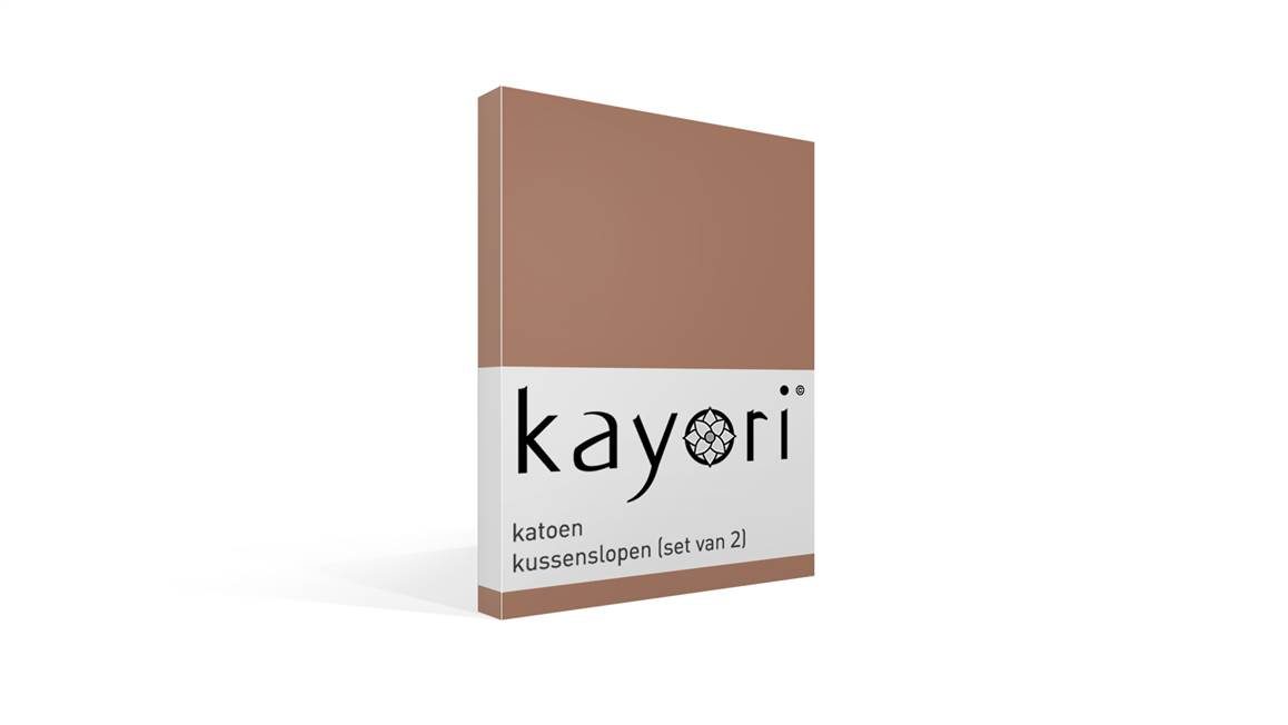 Kayori Kai taies d’oreiller coton 57 fils (lot de 2)