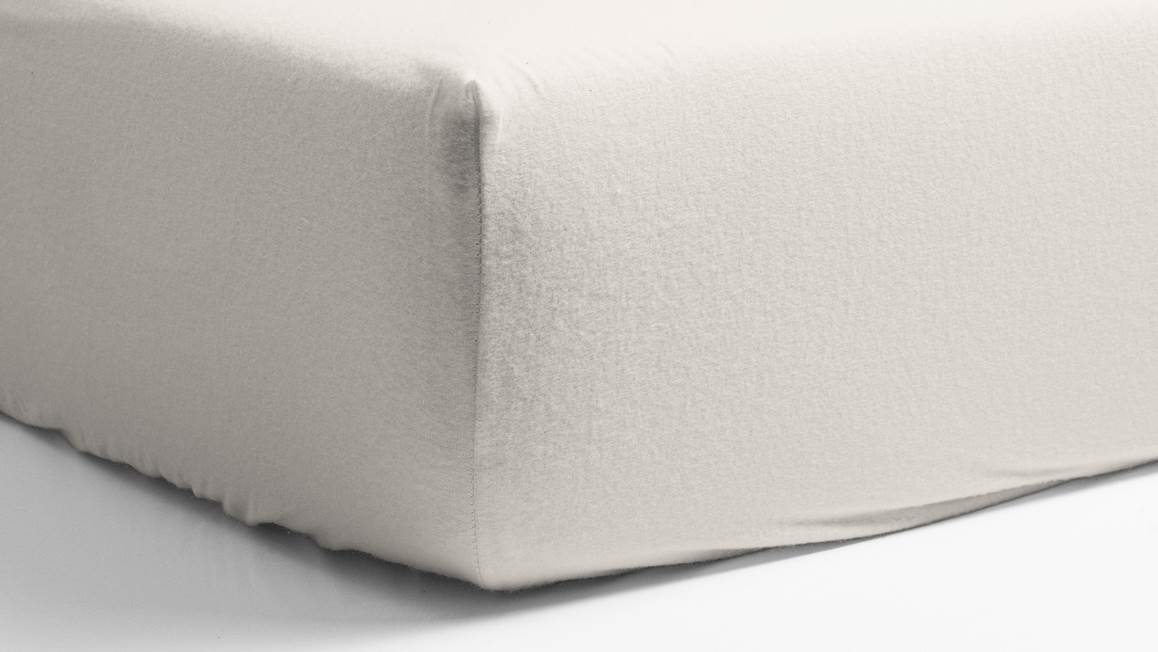 Snoozing drap-housse flanelle