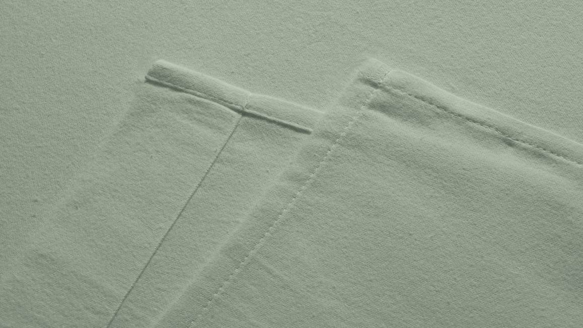 Snoozing drap flanelle