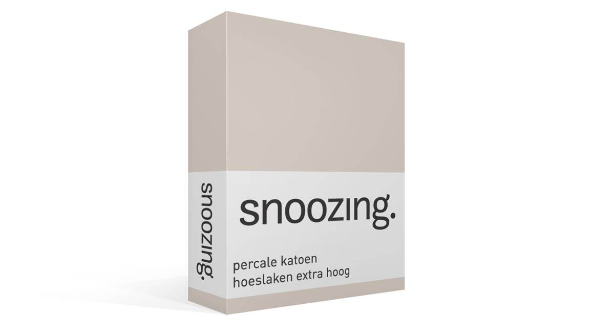 Snoozing drap-housse grand bonnet percale
