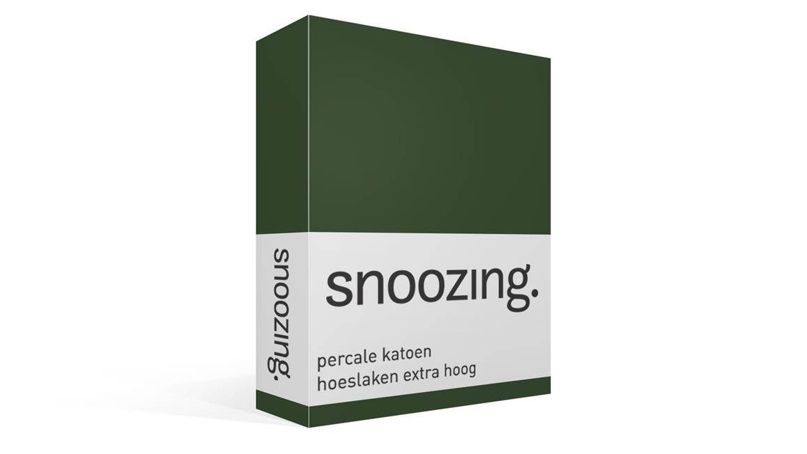 Snoozing drap-housse grand bonnet percale