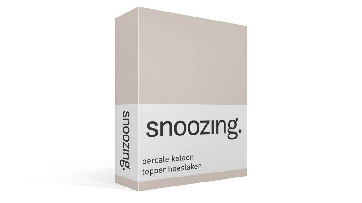 Snoozing drap-housse surmatelas percale