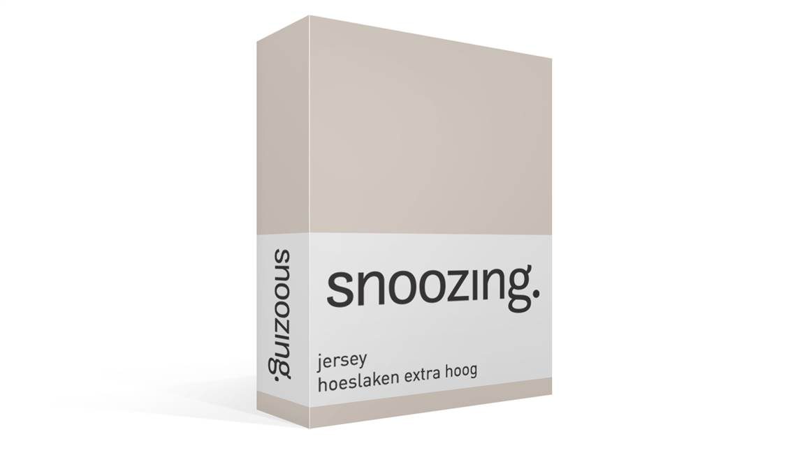 Snoozing drap-housse grand bonnet jersey