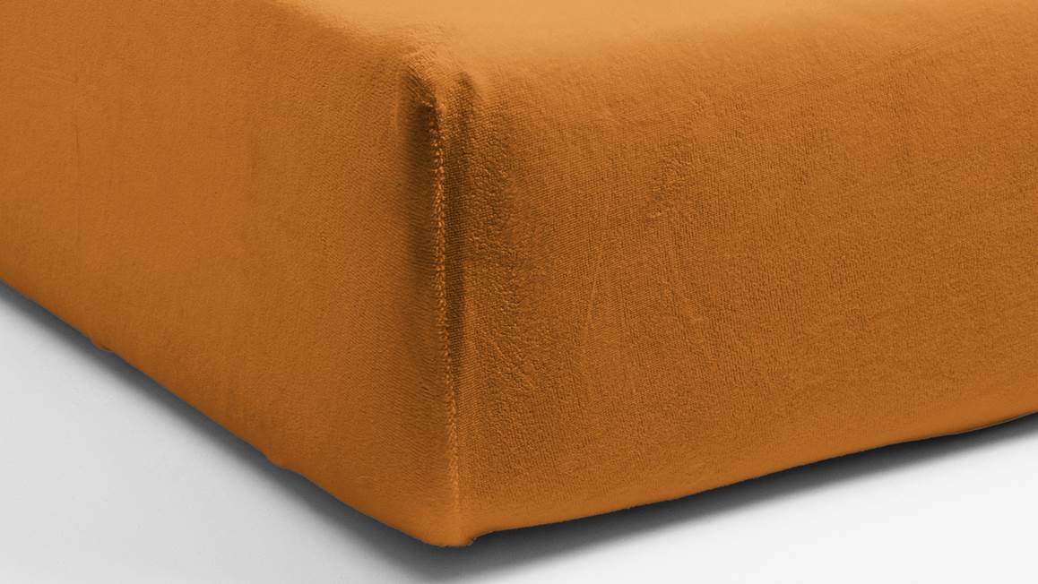 Snoozing drap-housse velours