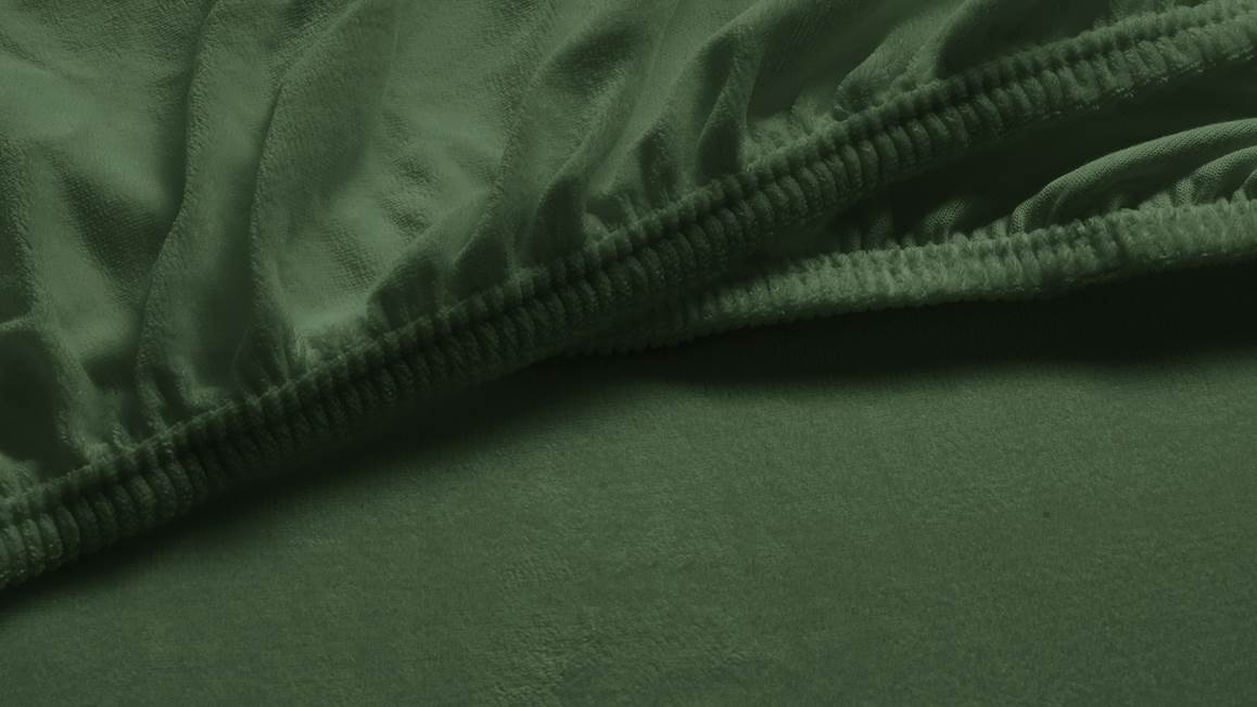 Snoozing drap-housse velours