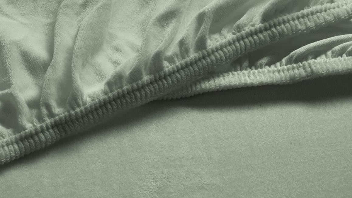 Snoozing drap-housse velours