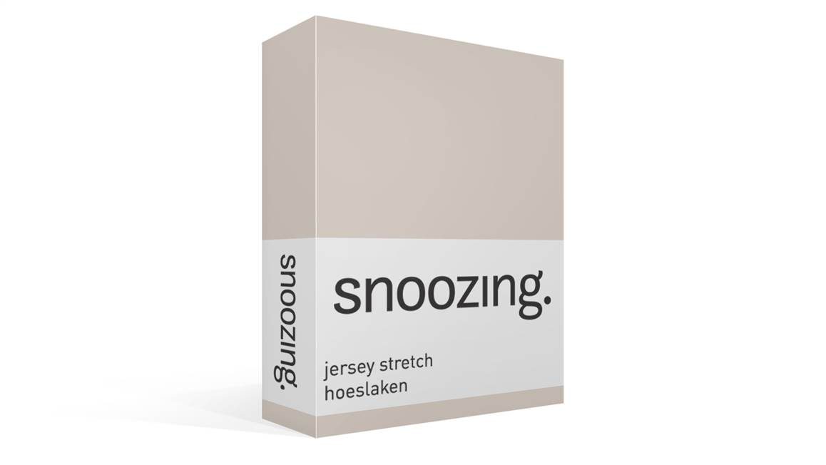 Snoozing drap-housse jersey stretch