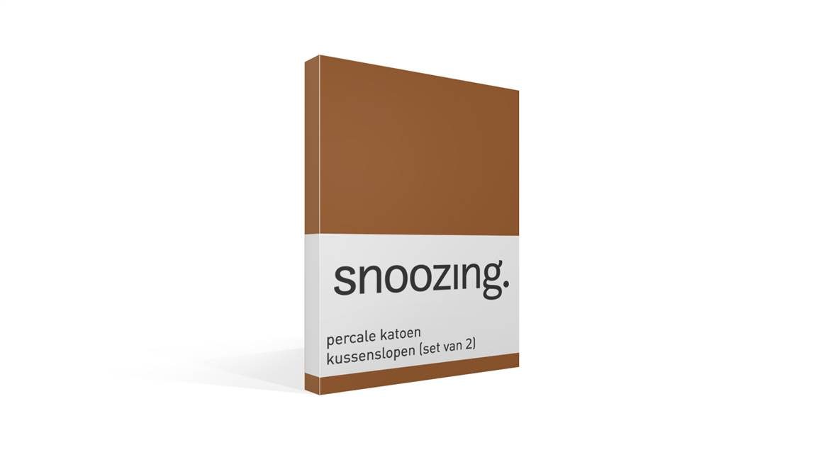 Snoozing taies d’oreiller percale (lot de 2)