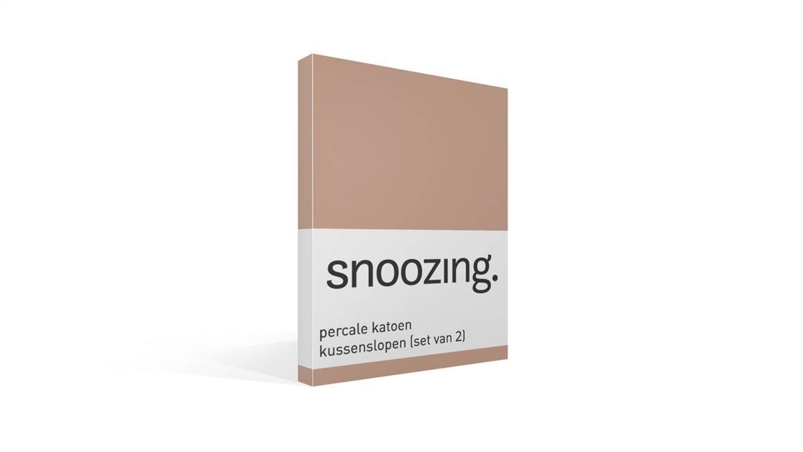 Snoozing taies d’oreiller percale (lot de 2)