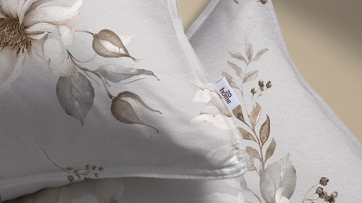 Zohome Elara housse de couette en flanelle