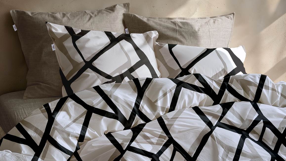 Zohome Serena housse de couette en flanelle