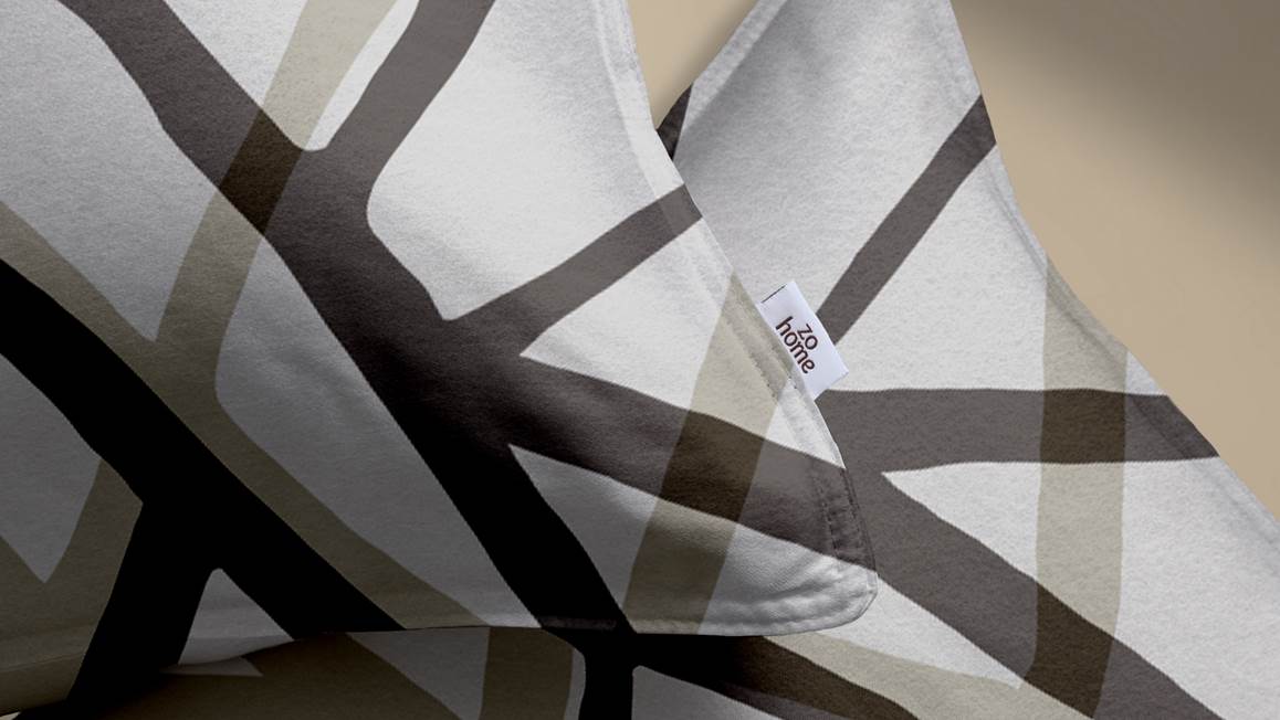 Zohome Serena housse de couette en flanelle