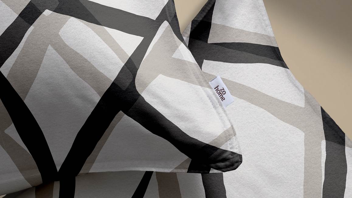 Zohome Serena housse de couette en flanelle