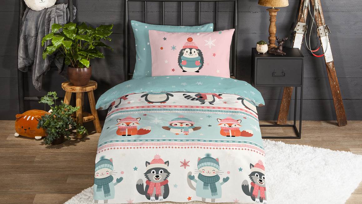 Good Morning Turr housse de couette en flanelle