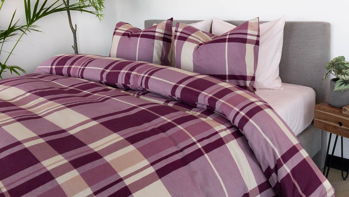 Kayori Anya housse de couette en flanelle