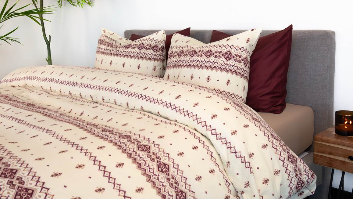 Kayori Sola housse de couette en flanelle