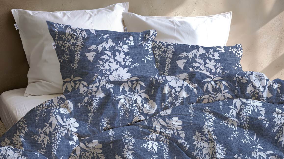 Zohome Ibisco di Lino housse de couette