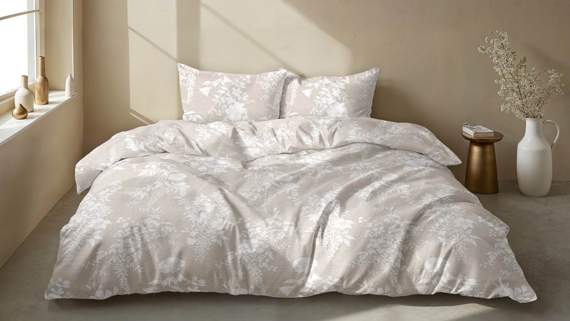 Zohome Ibisco di Lino housse de couette