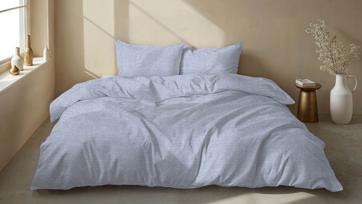 Zohome Striscia di Lino housse de couette